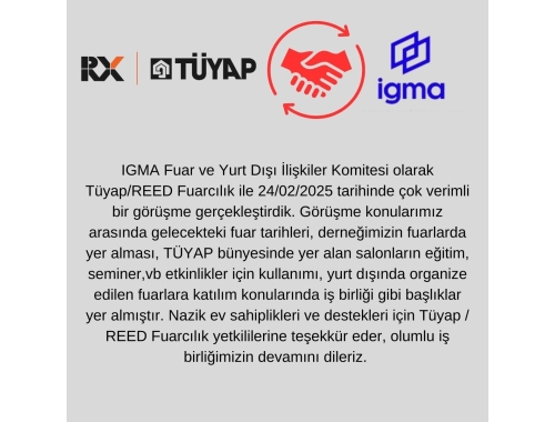 TÜYAP REED ile toplantı